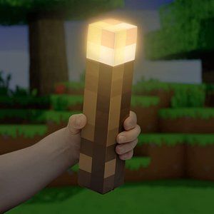 New MINECRAFT Torch Light Lamp